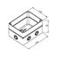 CARBO-BOX CASING 158x118x80 WITH RAIL thumbnail 1