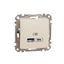 Sedna Design & Elements, USB charger A+C, 2,4A, beige thumbnail 3