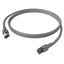 Patchcord RJ45 shielded Cat.6a 10GB, LS0H, grey,    2.0m thumbnail 3