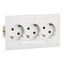 Thorsman - CYB-PS - socket outlet - triple master - 37° - white NCS thumbnail 2