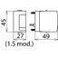 Combined arrester Type 1+2 Varistor-based protection module thumbnail 2