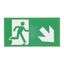 P-LIGHT Emergency stair sign, small, green thumbnail 1