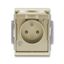 5598-2069 S Double socket outlet with earthing pins, with hinged lids, IP 44, for multiple mounting, with surge protection thumbnail 1