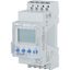 Digital Timeswitch, DIN rail 2 TE, weekly program, 1 channel, changeover contact, push terminals thumbnail 3