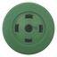 Mushroom actuator, RMQ-Titan, Mushroom, maintained, Mushroom green, Without button plate, Bezel: black thumbnail 3