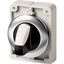 Changeover switch, RMQ-Titan, with thumb-grip, maintained, 3 positions, Front ring stainless steel thumbnail 2