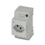 Socket outlet for distribution board Phoenix Contact EO-J/UT/LED 250V 16A AC thumbnail 3