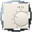 UP room controller, RAL1013 matt 55x55, 5-30C, AC 230V, triac output, switchable 5 actuators each 3W, change-over input, TA 3.5K, LED displays thumbnail 1