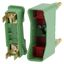 Fuse-holder, LV, 20 A, AC 690 V, BS88/A1, 1P, BS, back stud connected, green thumbnail 14