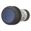 Illuminated pushbutton actuator, Flat, maintained, 1 N/O, Screw connection, LED Blue, Blue, Blank, 24 V AC/DC, Bezel: black thumbnail 5