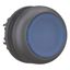 Illuminated pushbutton actuator, RMQ-Titan, Flush, maintained, Blue, Blank, Bezel: black thumbnail 6