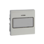Rocker with labelling field and indicator window, polar white, glossy, System M thumbnail 4