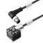 Valve cable (assembled), 90&deg; plug - valve plug, Design A (18 mm),  thumbnail 1