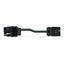 pre-assembled interconnecting cable Eca Socket/plug dark gray thumbnail 3