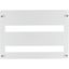 Front plate 45mm-Device cutout for 24 Module units per row, 3+ rows, white thumbnail 2