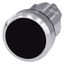 Pushbutton, 22 mm, round, metal, shiny, black, pushbutton, flat momentary contact 3SU1050-0AB10-0AA0-Z Y13 thumbnail 2