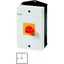 On-Off switch, P1, 25 A, surface mounting, 3 pole, Emergency switching off function, with red thumb grip and yellow front plate, hard knockout version thumbnail 11