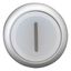 Illuminated pushbutton actuator, RMQ-Titan, Extended, maintained, White, inscribed 1, Bezel: titanium thumbnail 11