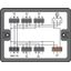 Distribution box Single-pole switch circuit 1 input black thumbnail 2