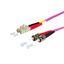 OpDAT patch cord LC-D/2xST OM4, 3.0 m thumbnail 1