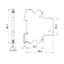 Compact arrester for 2 single cores BLITZDUCTORconnect w. fault indica thumbnail 2