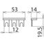 Busbar / modular wiring system single-phase, three-pole Cu/16mm² thumbnail 2