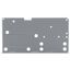 End plate snap-fit type 1.5 mm thick gray thumbnail 4
