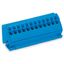 Busbar terminal block for (10 x 3) mm busbars 12-pole blue thumbnail 1