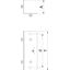 BSKM-GA 0407 RW Lock plate, external corner for suspended mounting 40x70 thumbnail 2