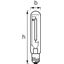High pressure sodium lamp , RNP-T/XLR 50W/S/230/E27 RO thumbnail 3
