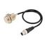 Proximity sensor, inductive, nickel-brass, short body, M30, shielded, thumbnail 1