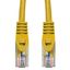 Patchcord RJ45 unshielded, Cat.5e, PVC, yellow, 1.0m thumbnail 1