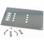 Mounting plate, +mounting kit, for NZM2, horizontal, 3p, HxW=200x425mm thumbnail 1