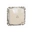 Sedna Design & Elements, 1-way Push-Button 10A Bell Symbol, professional, beige thumbnail 2
