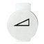 LENS WITH ILLUMINATED SYMBOL FOR COMMAND DEVICES - DIMMER - SYSTEM WHITE thumbnail 1