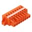 1-conductor female connector CAGE CLAMP® 2.5 mm² orange thumbnail 1