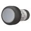 Illuminated pushbutton actuator, Flat, maintained, 1 N/O, Screw connection, LED white, White, Blank, 230 V AC, Bezel: black thumbnail 8