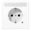 SCHUKO socket with inscription field LS1520NASWM thumbnail 2