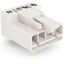 Plug for PCBs angled 4-pole white thumbnail 2