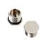 Ex sealing plugs (metal), M 40, 15 mm, Brass, nickel-plated thumbnail 1