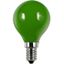 LED E14 Fila Ball G45x75 230V 1W AC Green Non-Dim thumbnail 2