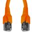 Patchcord RJ45 shielded Cat.6a 10GB, LS0H, orange,  10.0m thumbnail 2