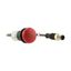 Indicator light, Flat, Cable (black) with M12A plug, 4 pole, 0.2 m, Lens Red, LED Red, 24 V AC/DC thumbnail 10