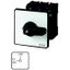 On-Off switch, P3, 100 A, rear mounting, 3 pole, 1 N/O, 1 N/C, with black thumb grip and front plate thumbnail 1