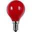 LED E14 Fila Ball G45x75 230V 1W AC Red Non-Dim thumbnail 2