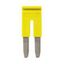 Cross bar for terminal blocks 6.0 mm² screw models, 2 poles, Yellow co thumbnail 3