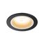 NUMINOS® DL M, Indoor LED recessed ceiling light black/white 2700K 40°, including leaf springs thumbnail 1