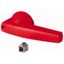 Rotary handle, 6mm, direct mounting, red thumbnail 1