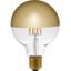 LED E27 Fila Globe Top Mirror G95x135 230V 350Lm 4W 825 AC Gold Dim thumbnail 1