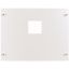 Mounting plate + front plate for HxW=300x400mm, NZM1, vertical, white thumbnail 2